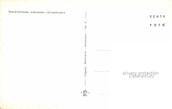 Windmuehle Watermolen Holland – Bild 2