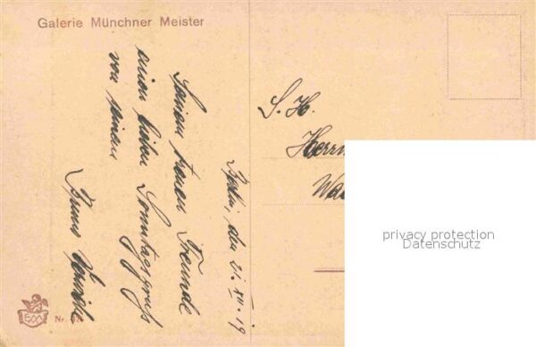 Verlag Galerie Muenchner Meister Nr. 426 Bill Fisher Meine Erste Zigarette – Bild 2