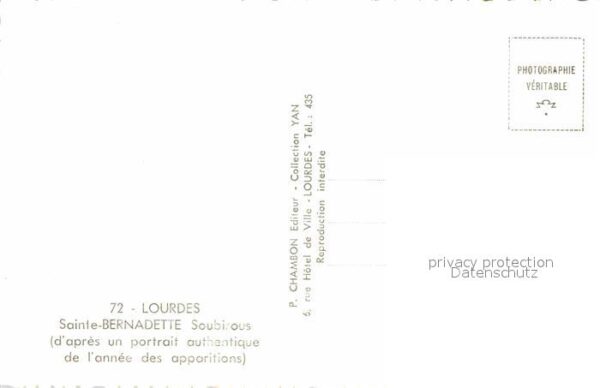 Christentum Sainte Bernadette – Bild 2