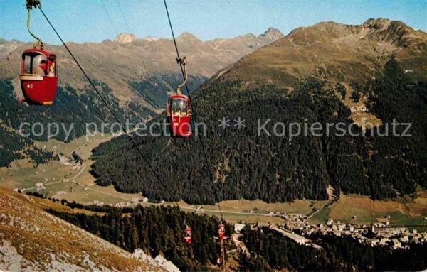 Seilbahn Schatzalp-Strela Davos Dischmatal Schwa