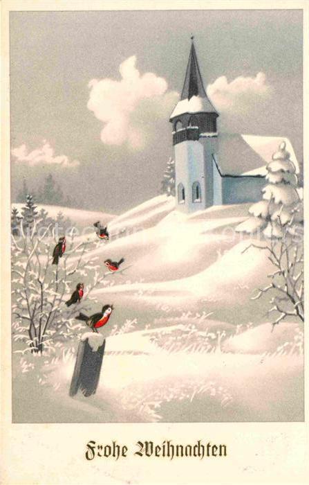Weihnachten Kirche Vögel