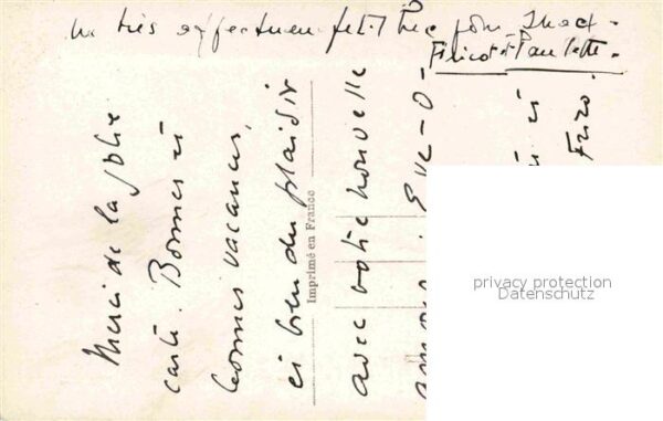 Foto JG Paris Nr. 629/4 Poesie Gedicht Etoile d_Amour – Bild 2
