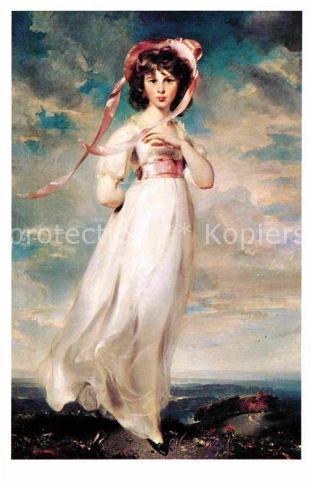 Kuenstlerkarte Sir Thomas Lawrence Pinkie Sarah Barret