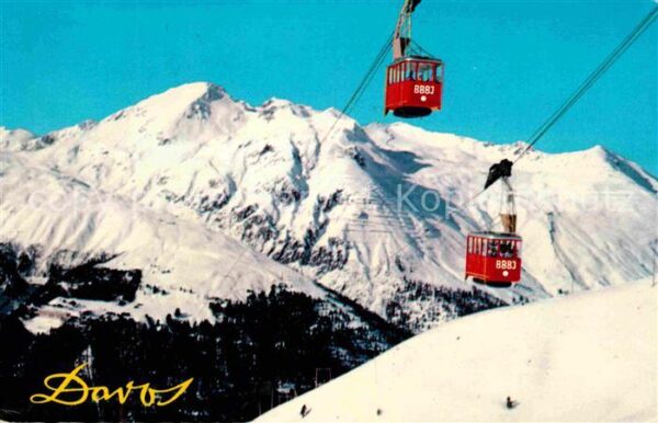 Seilbahn Brämabüel-Jakobshorn Davos Parsenn Stre
