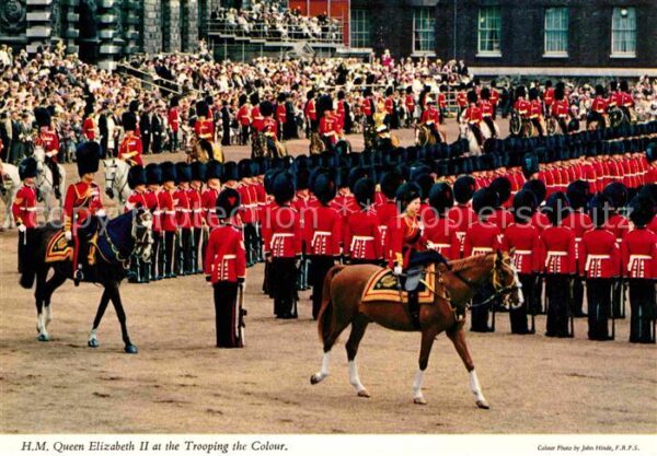 Leibgarde Wache Queen Elizabeth II Trooping the Colour