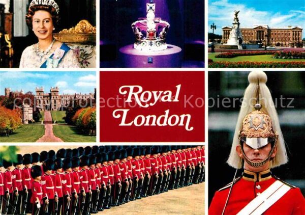 Leibgarde Wache London Queen Elizabeth II.