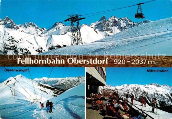 Seilbahn Fellhorn Oberstdorf Bierenwanglift