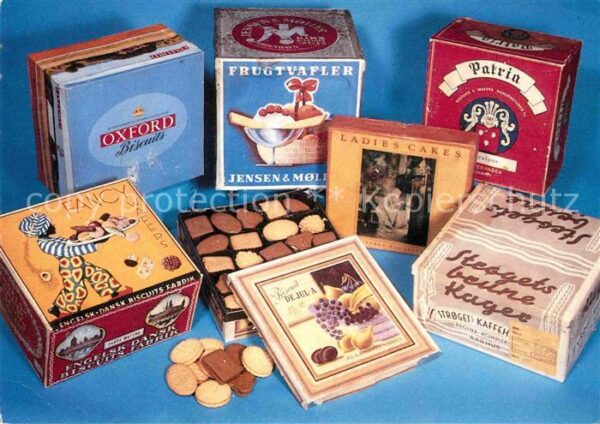 Lebensmittel Kekse Kuchendosen 1930-1940 Jahren