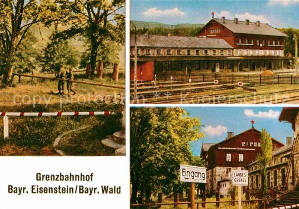 Grenze Douane Zoll Grenzbahnhof Bayerisch Eisenstein