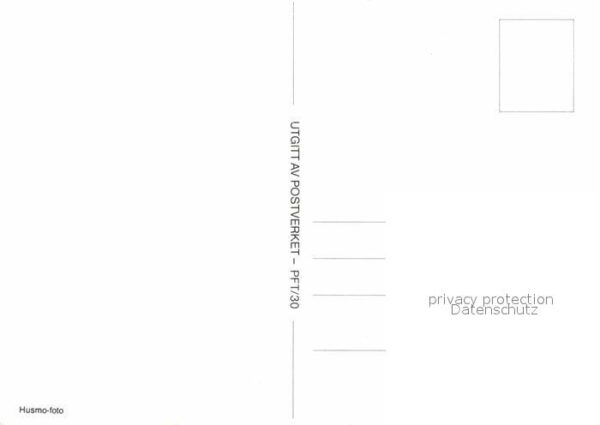 Briefmarken auf Postkarte Norwegen Elche – Bild 2