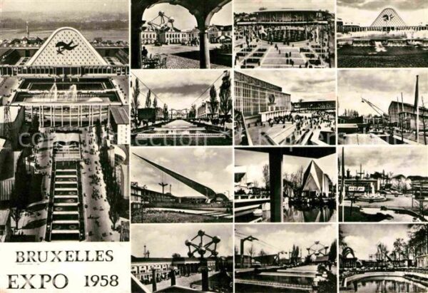 Exposition Universelle Bruxelles 1958 Allgemeine Aussichten