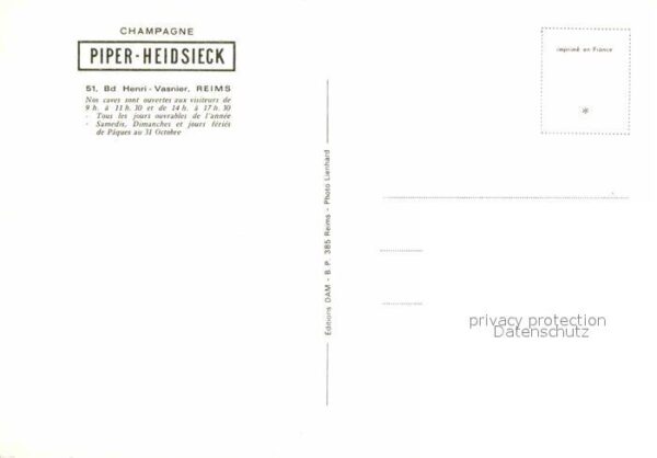 Alkohol Champagne Piper-Heidsieck – Bild 2