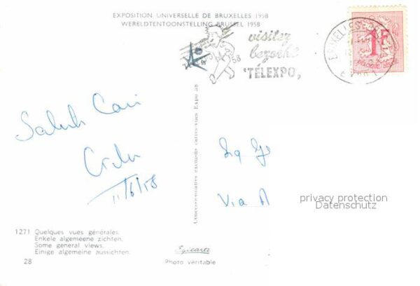 Exposition Internationale Bruxelles 1958 Allgemeine Ansichten – Bild 2