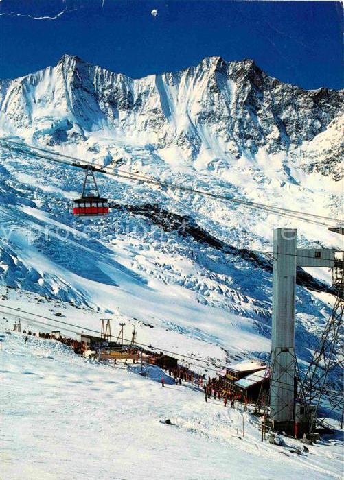 Seilbahn Gletscherbahn Felskinn Saas Fee Station