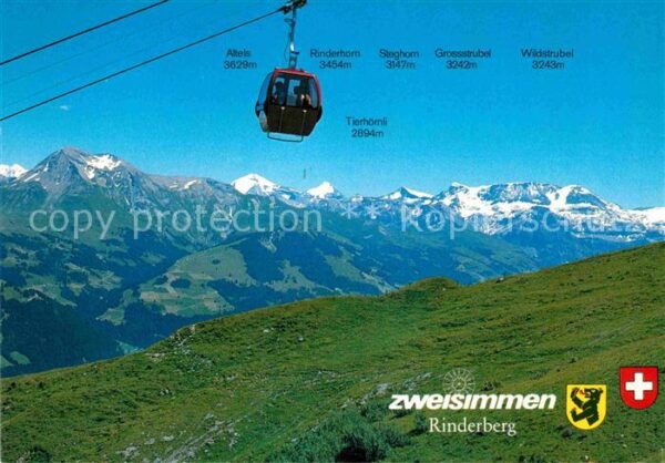 Seilbahn Zweisimmen Rinderberg