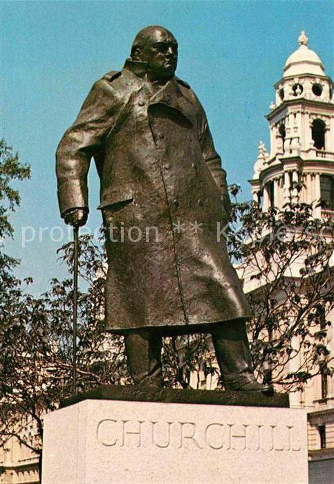 Politiker Winston Churchill Statue Parliament Squ