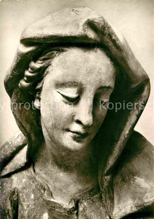 Christentum Kopf der knieenden Maria Ignaz Günther