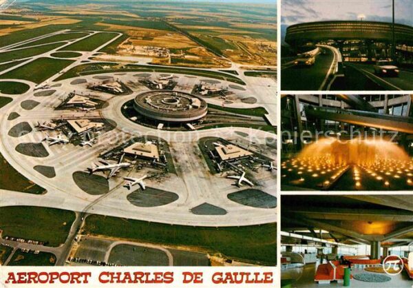 Flughafen Airport Aeroporto Charles de Gaulle Roissy-en-France Vue