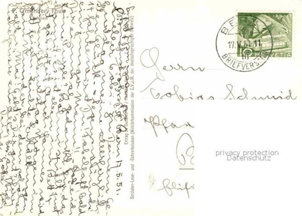 Kuenstlerkarte P. Gmunder Dahlien – Bild 2