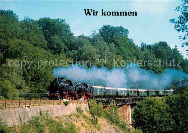 Lokomotive Güterzug-Dampflokomotive 861333 und 861