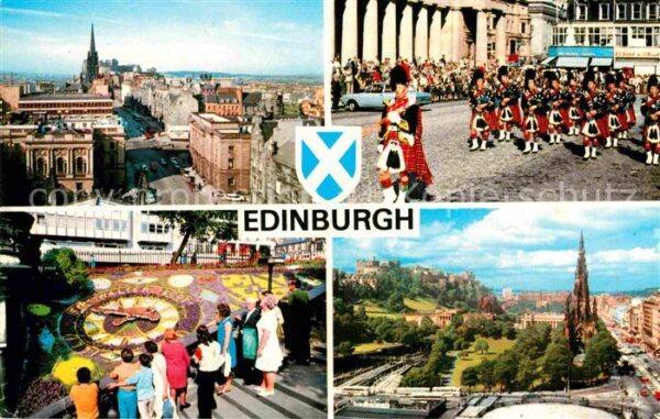 Edinburgh Scotland Royal Mile from St Giles Cathedral Pipe