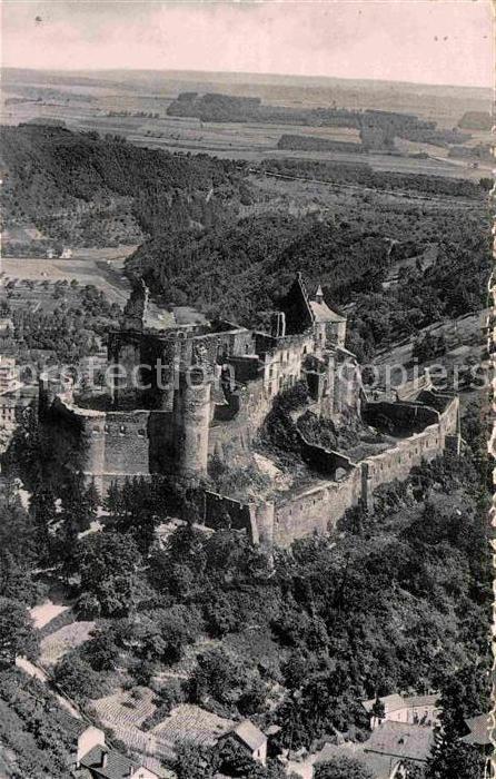 Vianden Les Ruines vue aerienne