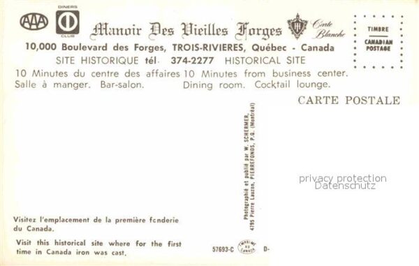 Trois-Rivières Manoir des Vieilles Forges Dining Room – Bild 2