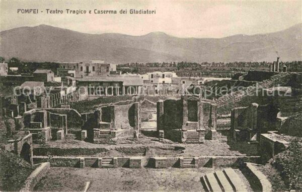 Pompei Teatro Tragico e Caserma dei Gladiatori