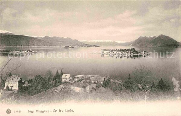 Lago Maggiore Le tre isole Inseln Alpen