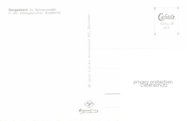 Gengenbach Pädagogische Akademie Treppenaufgang – Bild 2