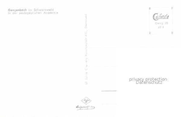 Gengenbach Pädagogische Akademie Treppenaufgang – Bild 2