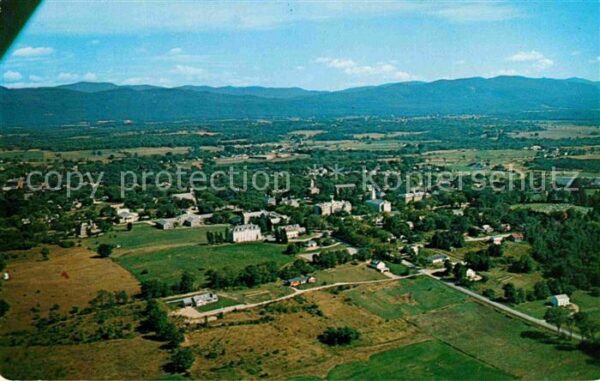 Middlebury Vermont Aerial view