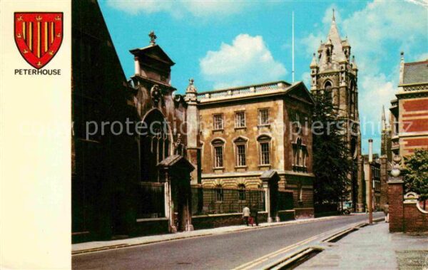 Cambridge Cambridgeshire Peterhouse College and Trumpington Stre