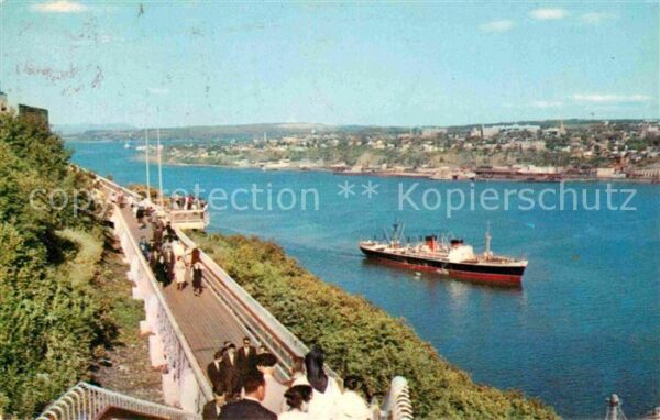 Quebec Promenade des Gouverneurs contourne les