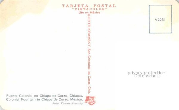 Chiapas Mexico Fuente Colonial – Bild 2