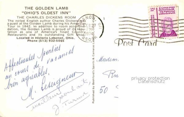 Lebanon Ohio The Golden Lamp Ohios Oldes Inn Charles – Bild 2