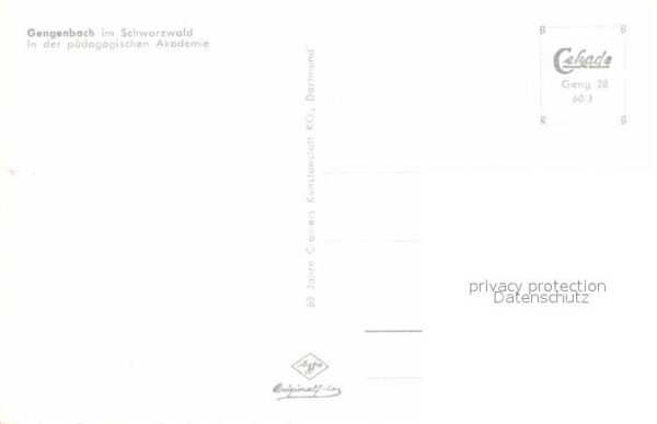 Gengenbach Pädagogische Akademie Treppenaufgang – Bild 2