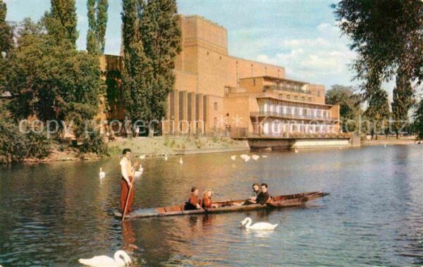 Stratford-on-Avon Shakespeare Memorial Theatre Kanufahren