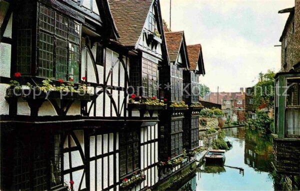 Canterbury Kent The Weavers Historic Buildings Fachwerk