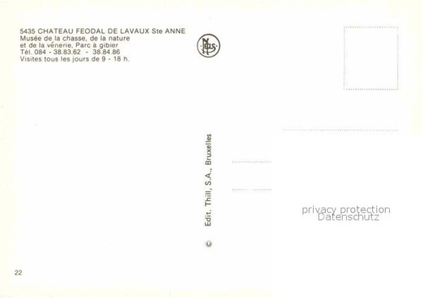 Lavaux-Sainte-Anne Chateau feodal Musee Parc – Bild 2