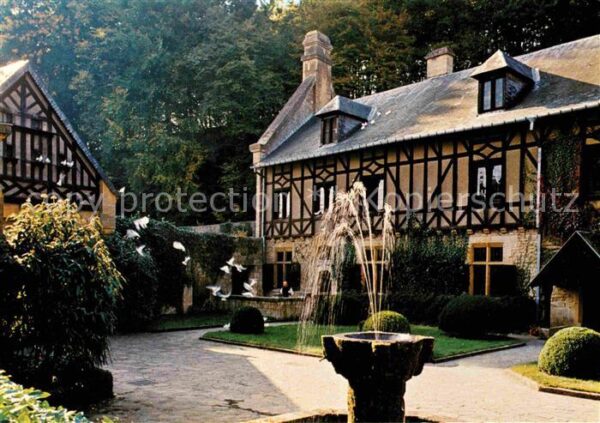 Orval Liege Abbaye Notre Dame Cour d_entree