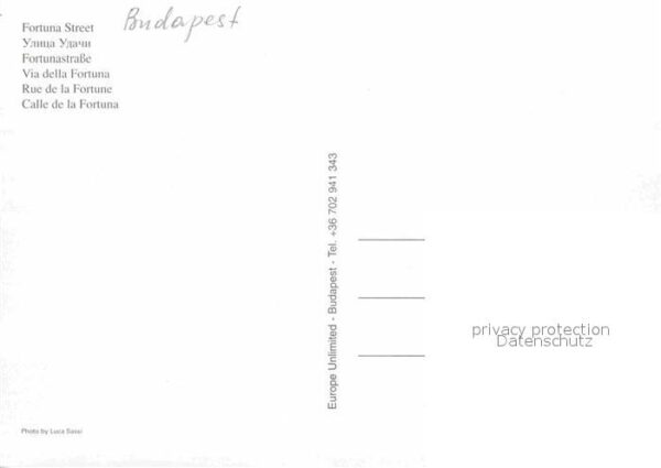 Budapest Fortunastrasse – Bild 2