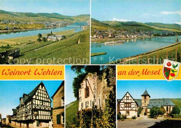 Wehlen Mosel Panorama Weinort Fachwerkhaus Hotel Res