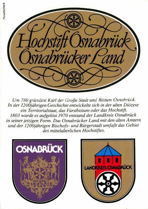 Osnabrueck Hochstift Osnabrück Osnabrücker Land Wa