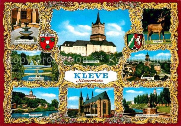 Kleve Schwanenbrunnen Amphitheater Kermisdahl