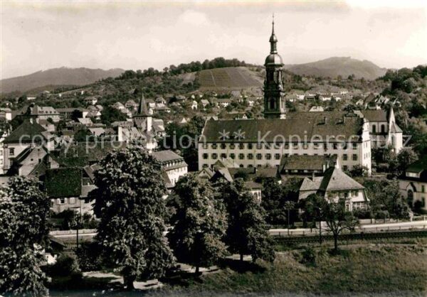 Gengenbach Ortsansicht mit Stadtkirche