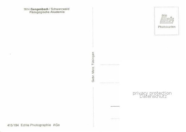 Gengenbach Pädagogische Akademie – Bild 2