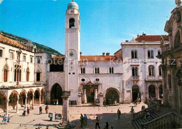 Dubrovnik Ragusa Sponza Luza Stadtglockenturm 15./16. Jh