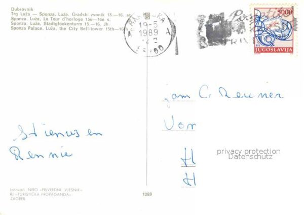 Dubrovnik Ragusa Sponza Luza Stadtglockenturm 15./16. Jh – Bild 2