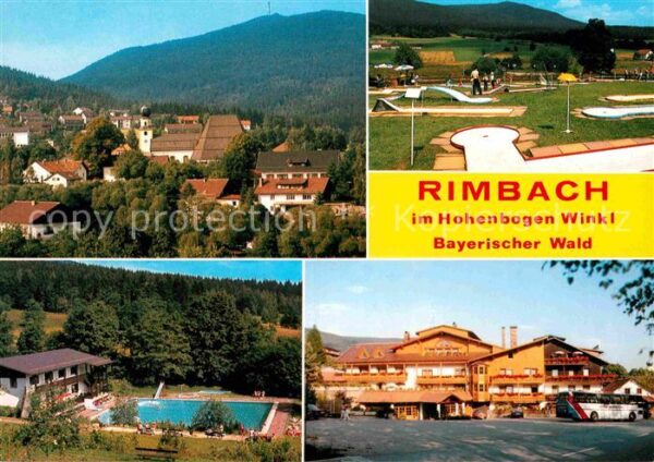 Rimbach Bayrischer Wald Teilansichten Schwimmbad Hotel Restaura